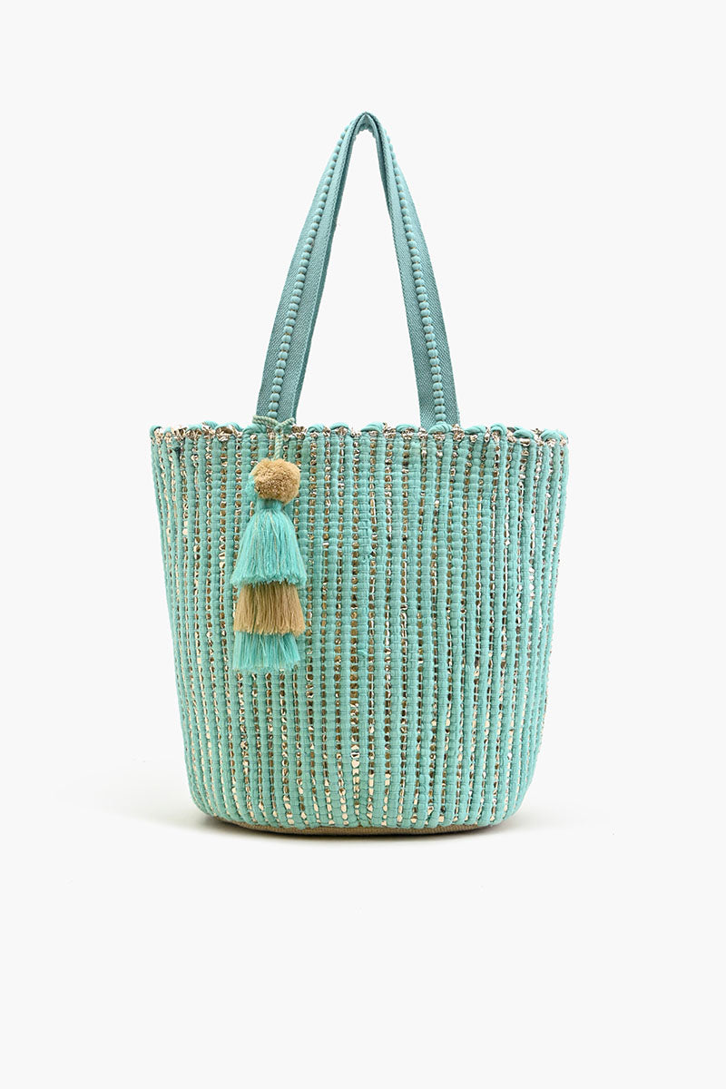 Upcycled Woven tote