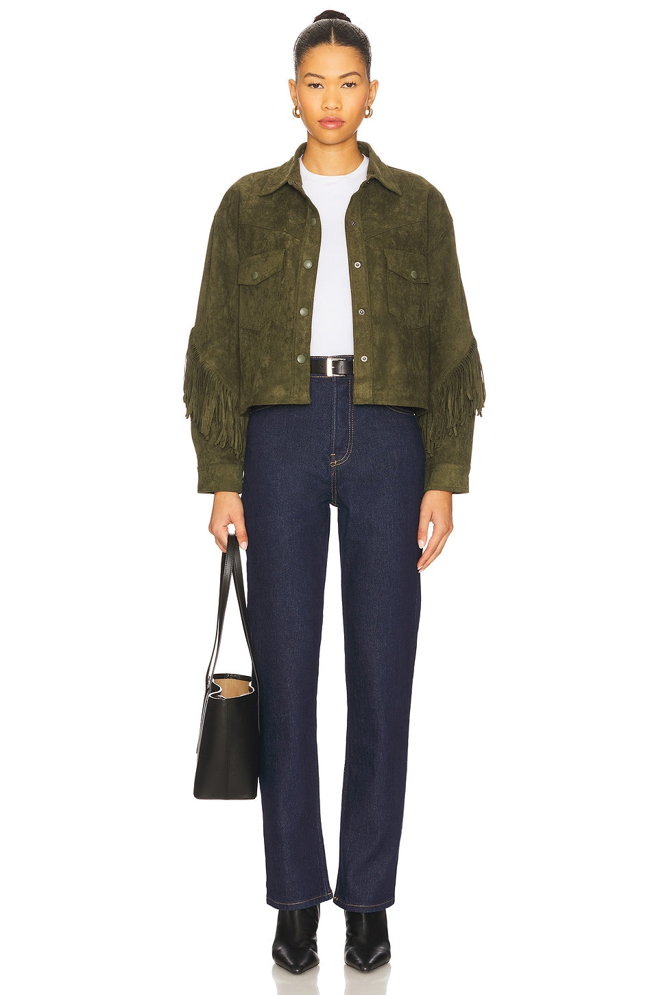 Faux Suede Jacket
