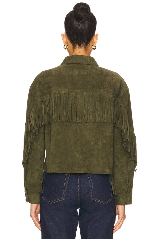 Faux Suede Jacket