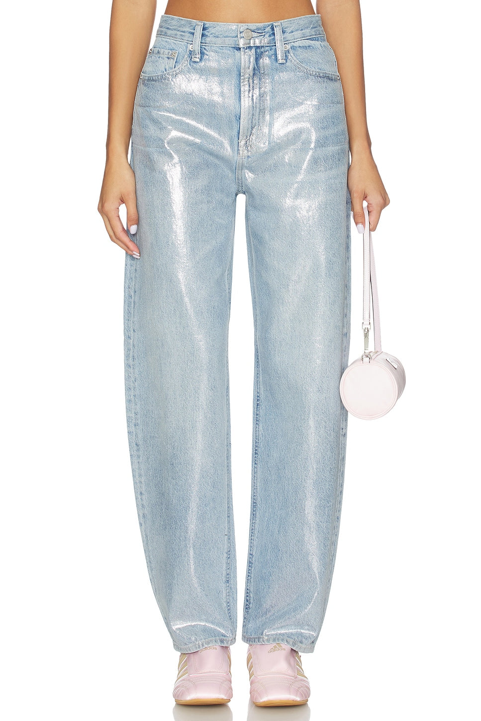 Wes High Rise Barrel Jean