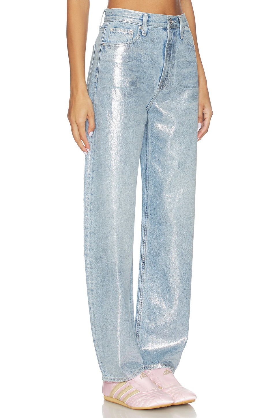 Wes High Rise Barrel Jean