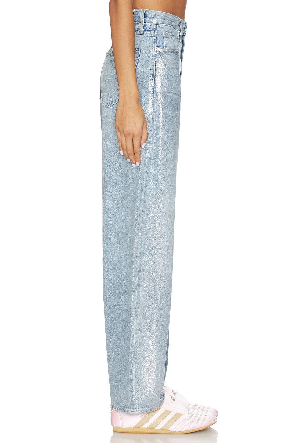 Wes High Rise Barrel Jean