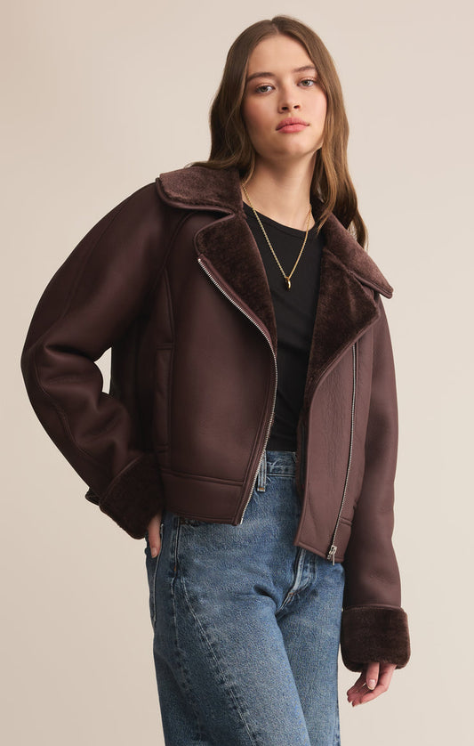 Locklin vegan Leather Jacket